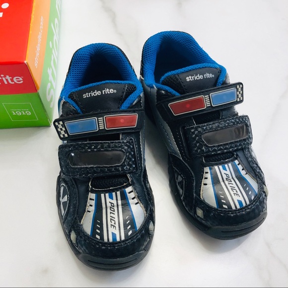 stride rite vroomz police car sneaker